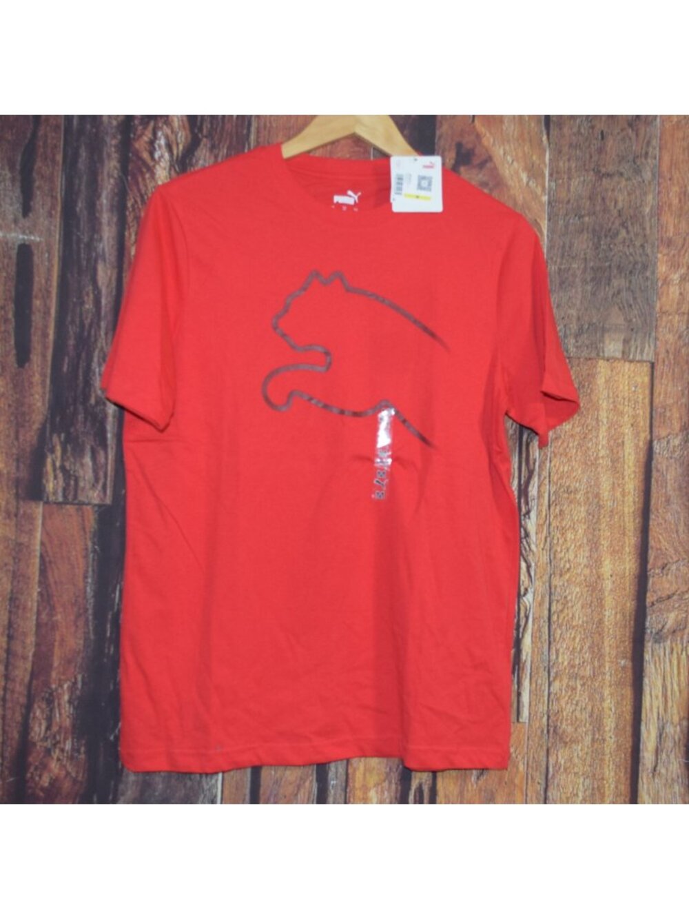 New w Tags! PUMA Men's Sz M Red Graphic T-SHIRT